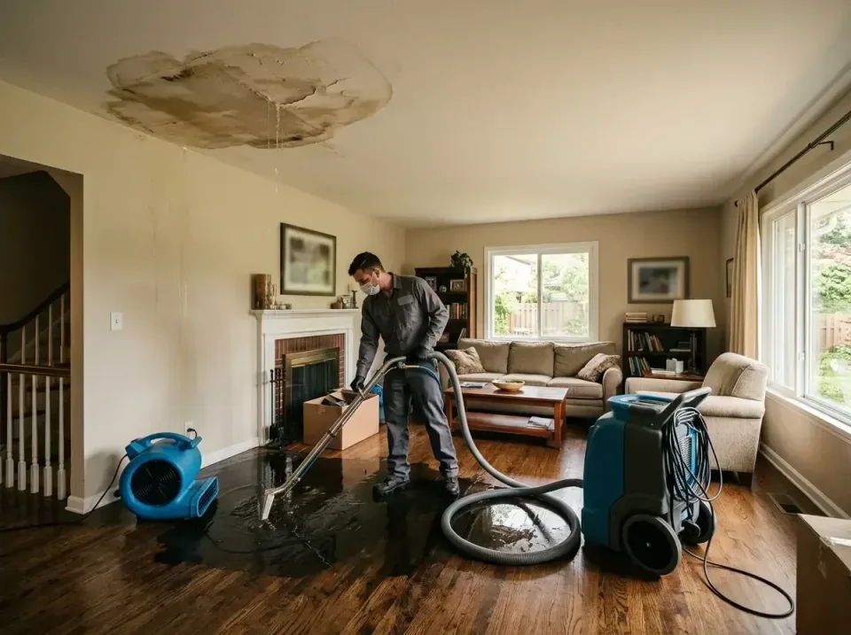 attic-pipe-burst-ceiling-drip-008 — frequently asked questions, Water Damage Restoration & Carpet Care in Marysville, MI